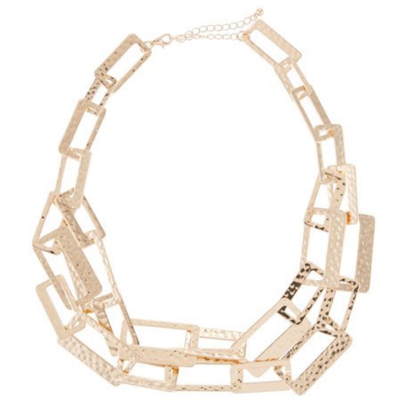 Stella & Ruby Jewelry - New Stella & Ruby Graduated Square-Link Necklace